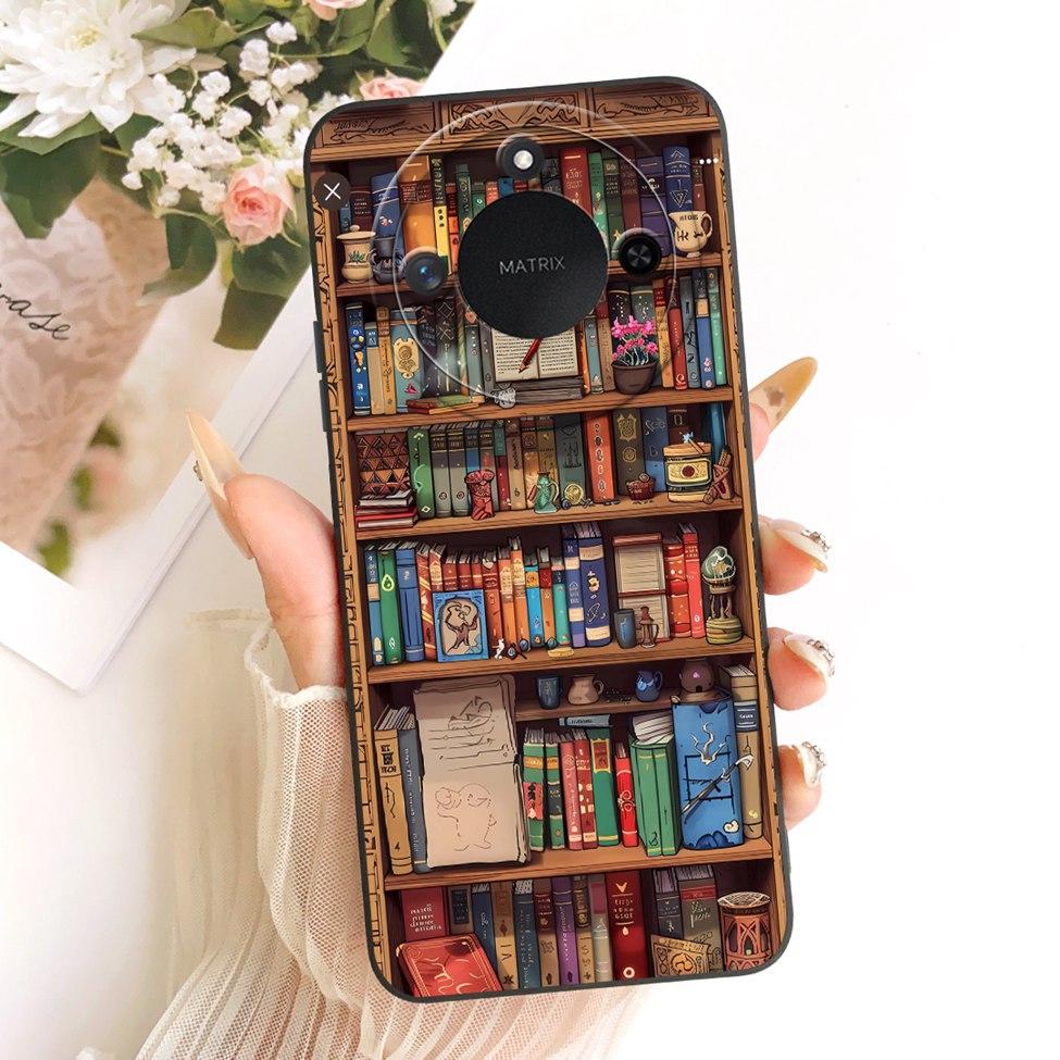 6,8'' Умный чехол-книжка For Honor X9c Силиконовый Модный Роскошный Милый Мультяшный Расписной Чехол Для Honor X9c Умный Чехол