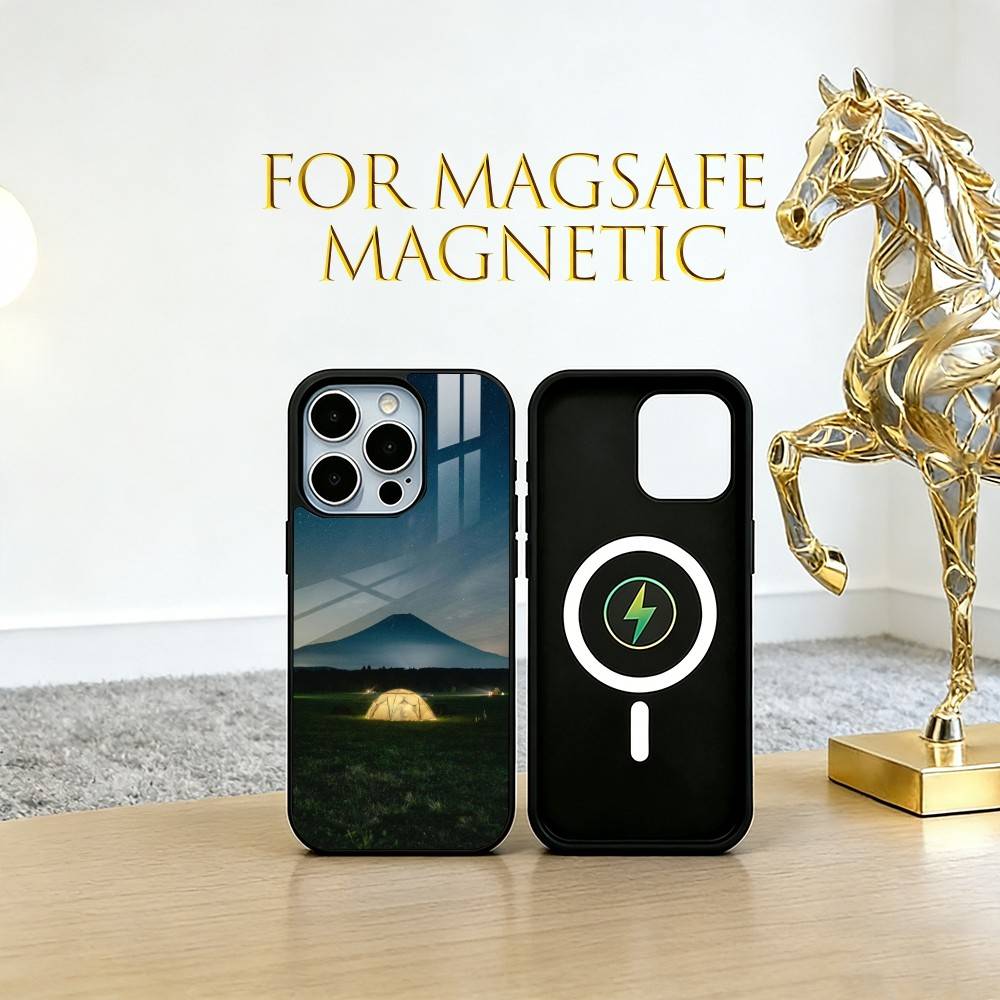 Лечебный чехол для телефона для iPhone 17, 16, 15, 14, 13, 12, 11 Plus, Pro, магнитный, для беспроводной зарядки Magsafe