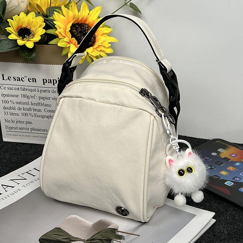 Дофаминовая сумка-ракушка женская новая легкая портативная сумка-мессенджер модная простая универсальная холщовая наплечная сумка