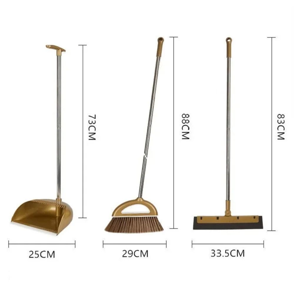 Multifunction Cleaning Tools Plastic Sweeper Wiper Floors Home Accessories Broom and Dustpan Set