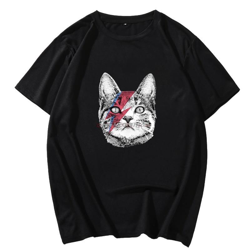 Cat Funny Graphic T Shirts Summer New Shirts And Tshirts Tees Tops Big Size Cotton Short Sleeve T Shirt Mens Print T Shirt