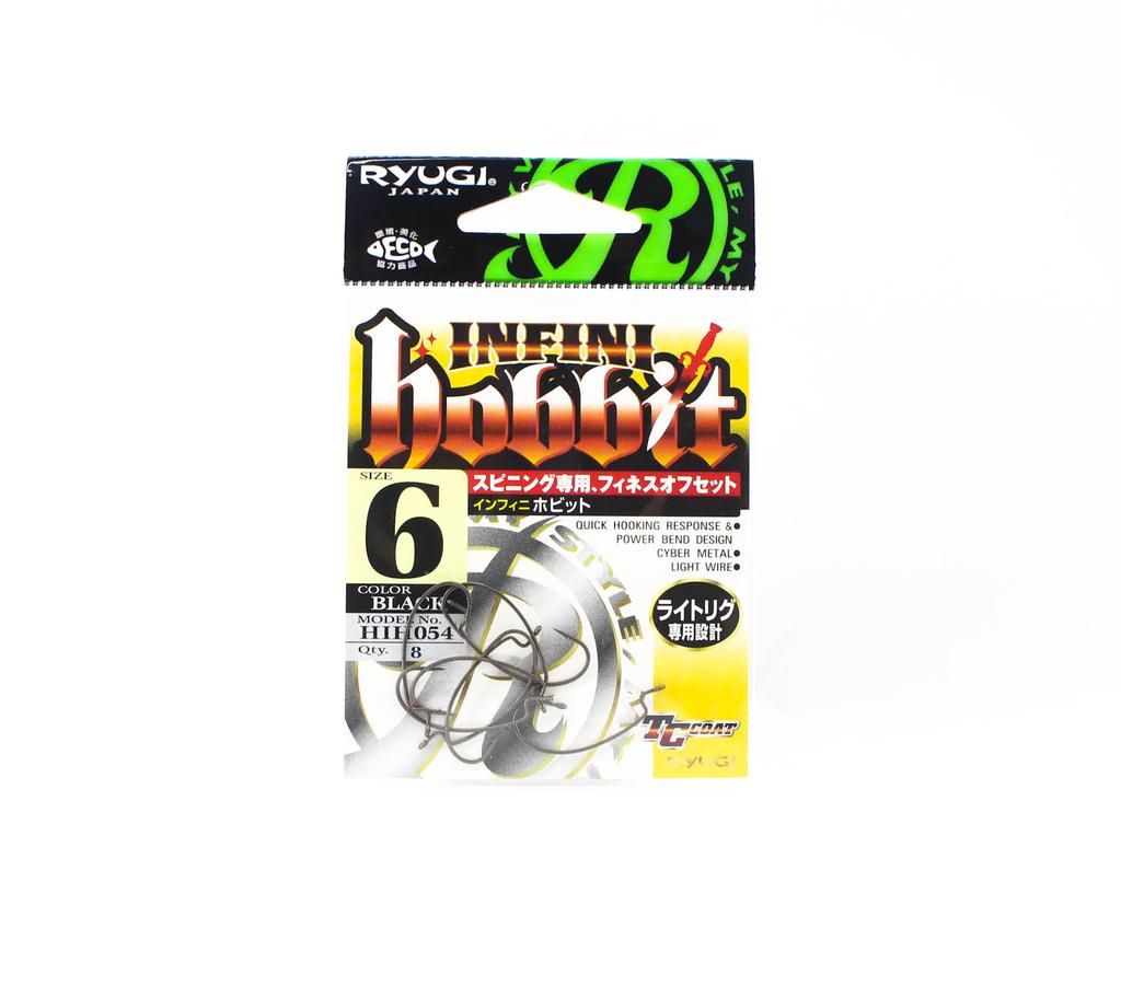 Ryugi HIH054 Infini Hobbit Light Wire Worm Hooks размер 6 (4191)