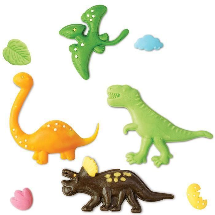 Moule pâte à sucre Dinosaures