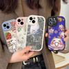Популярный Милый Кот Т-Тторо И-Иноуэ Для IPhone 16 15 14 16E 13 12 11 Pro Max Plus Кожаный Чехол для Телефона