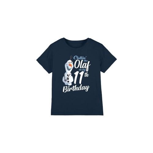 Frozen Childrens/Kids Chillin Like Olaf 11th Birthday T-Shirt