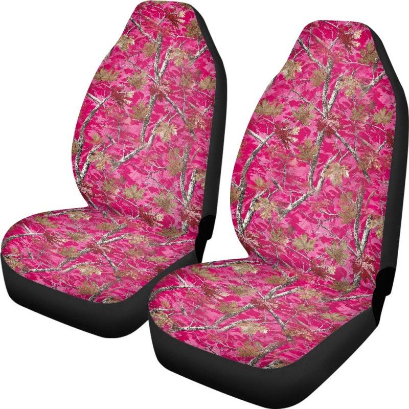 Jungle Camouflage Car Seat Cover, Autumn And Winter Maple Leaf Gm Seat Cover, Support Printing
