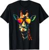 Giraffe Artwork Sunglasses Animal T-Shirt