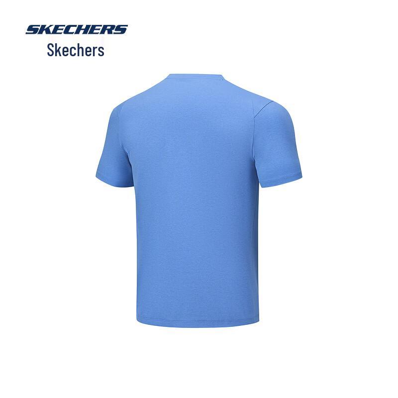 Skechers Мужская повседневная вязаная футболка с коротким рукавом P226M017