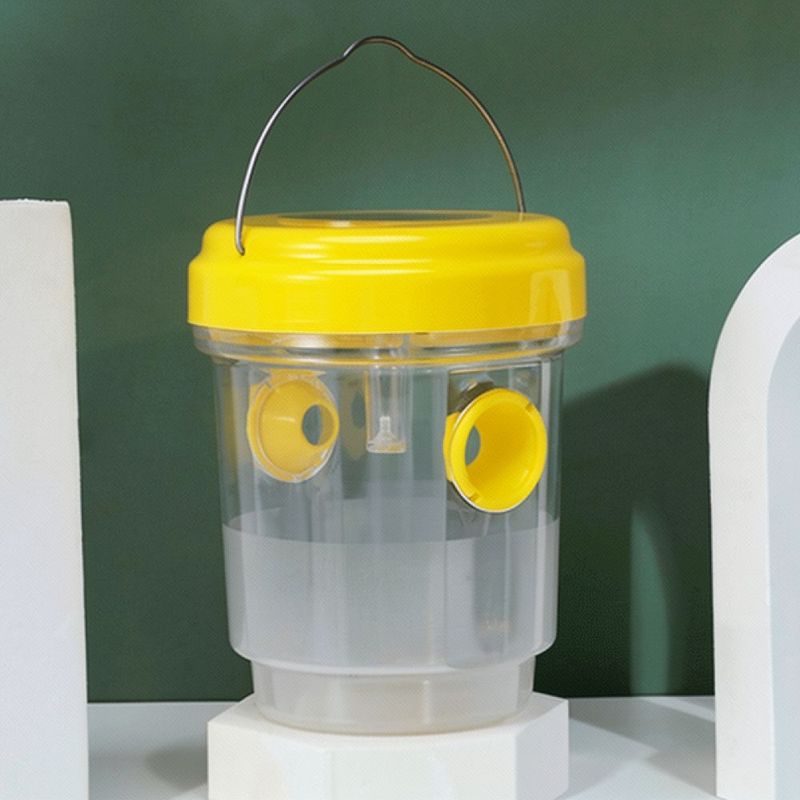 Yellow Wasp Trap Catcher For Orchard Farm Outdoor ect Control Bee Fly Durable Plastic Repellent Device