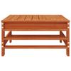 Garden Footrest Solid Pine Wood Wax Finished Pine