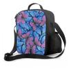 Blue And Pink Butterfly Morpho Insulated Lunch Bag for School Work Picnic Colorful Animal Tote Lunch Box Reusable Cooler Bag