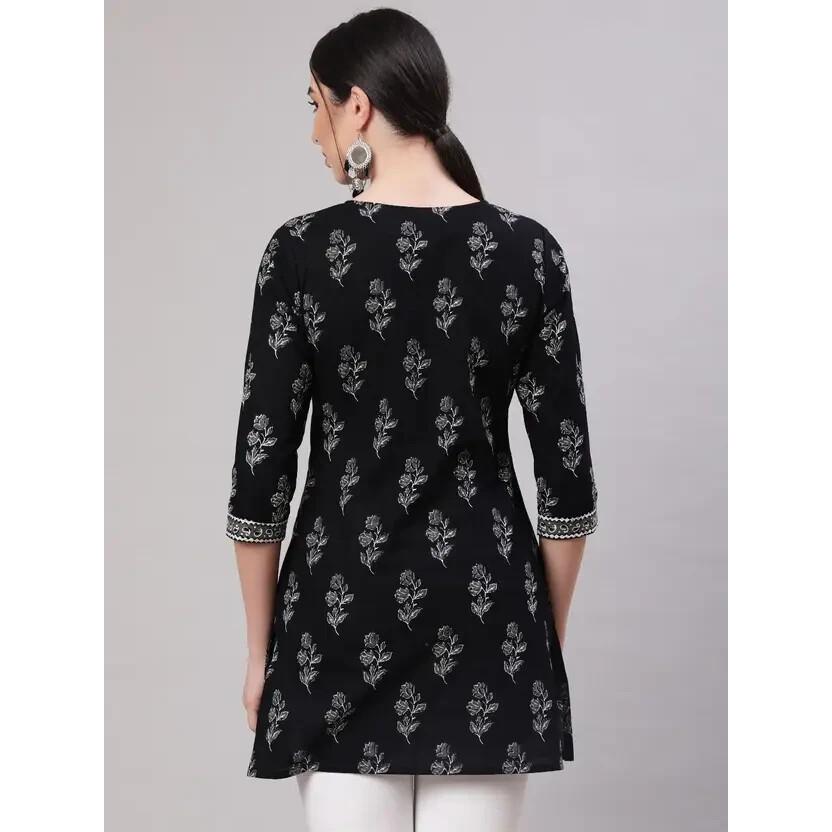 Женская праздничная одежда из принтованного вискозного шелка, прямой топ-курта, индийский топ-туника в стиле Болливуда SC-2138