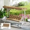 Three Seater Bench Cushion Khaki