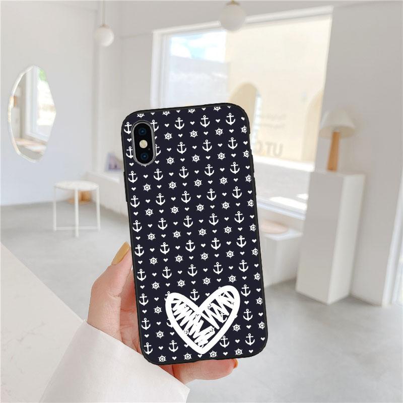 PP1 Anchor Sailor Phone Case for Samsung Galaxy A11 A12 A13 A15 A52S A53 A55 A56 A70 A71 A72 A73 F06 F16 F56 S10 Plus S10e