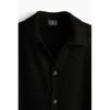 Кардиган HM Regular Fit из шерстяной смеси, черный