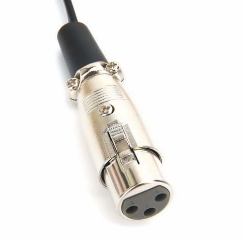 XLR Female To 6.35mm Mono Male Audio Y Splitter Cable, 1 XLR Female To 2 Dual 6.35mm Male 30cm (1.5m/3m) Stereo Mic Audio Converter Adapter Cable