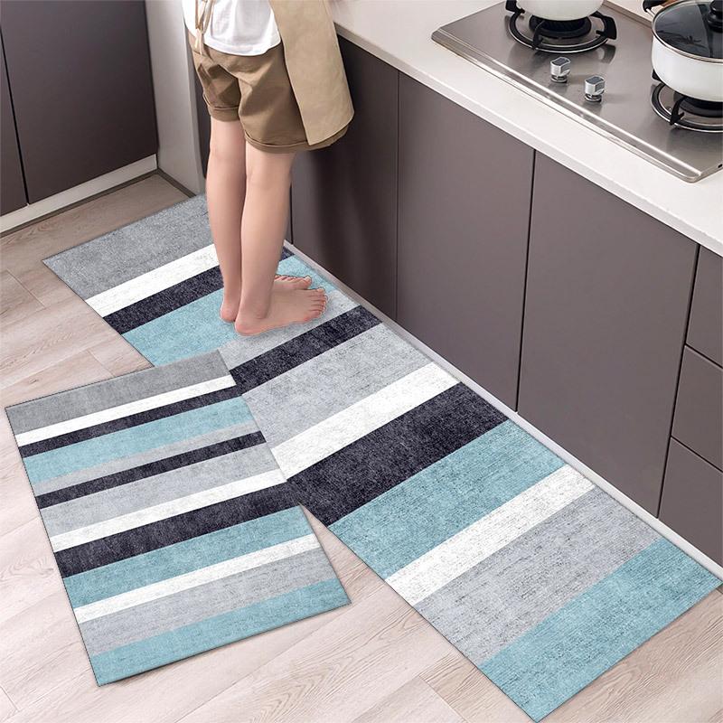 Современный сельский стиль коврик для пола кухонный ковер для ванной комнаты прихожая для ванной комнаты грязеотталкивающий коврик для пола