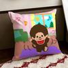Cartoon MMonchhichi Cushion Cover Reversible Soft Durable Pillow Cover Home  Car MultiScene Use for Daily Comfort