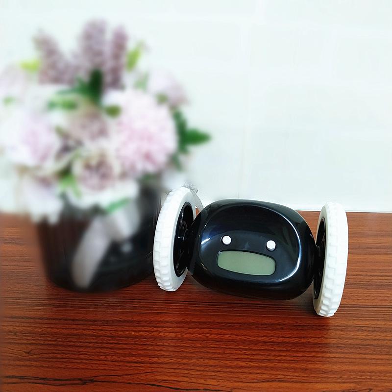 Убегающий будильник - Веселый убегающий будильник на колесиках для детей и студентов, Функция повтора