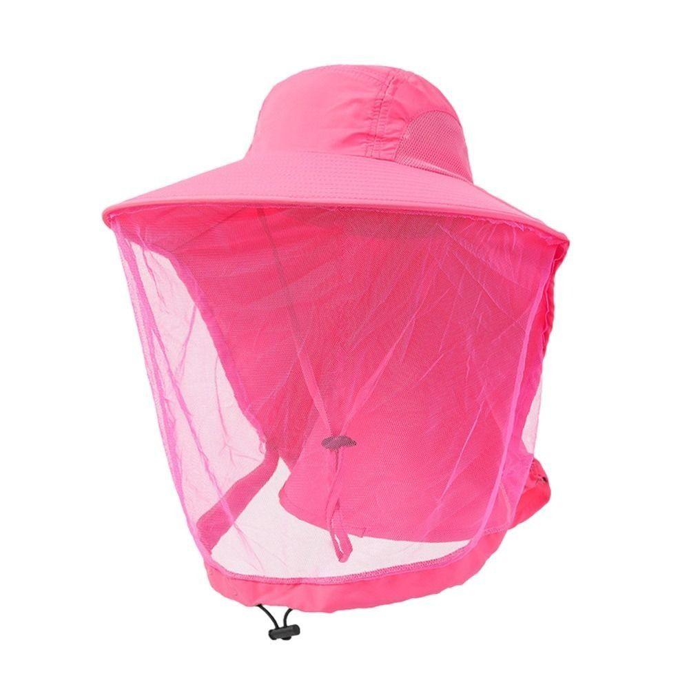 Outdoor Sunscreen Fishing Sun Cap Face Neck Protection Bucket Hat Insect Proof Cap  Jungle Farm
