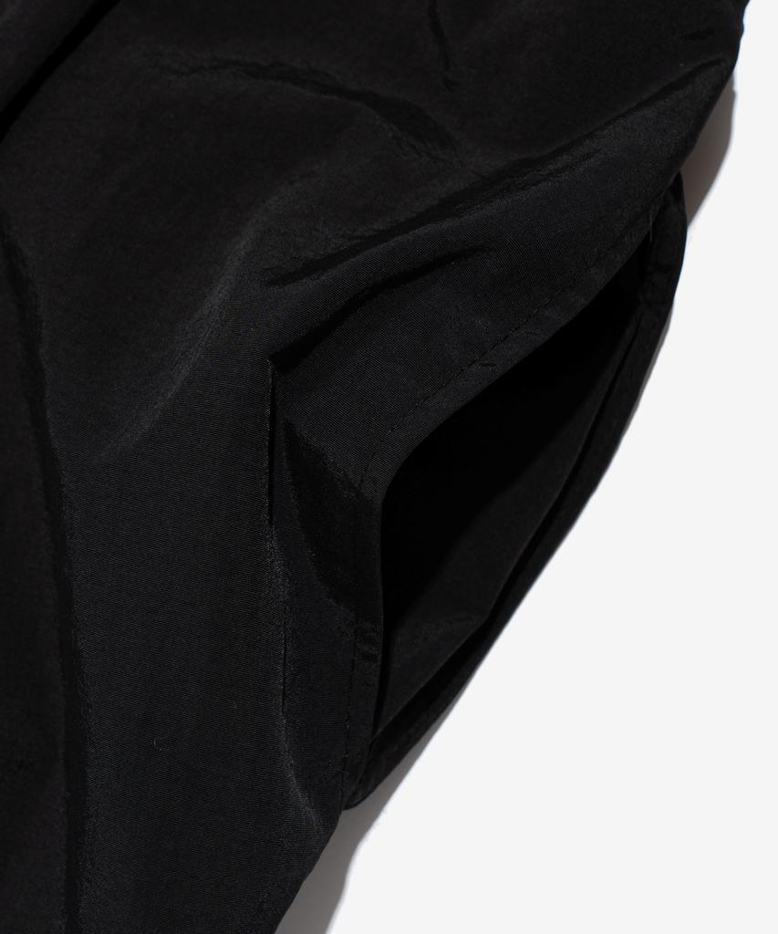 CARGOBROS Nylon Deep Tuck String Pants (Black)