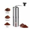 Manual Coffee Grinder with Conical Core Stainless Steel Portable Grinder Hand Made Portable Coffee Mill Coffee Accessories
