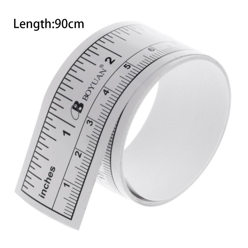 20 Pcs Lightweight Sewing Machine Sticker 90cm Vinyl Ruler Durable Measure Tape Workbench