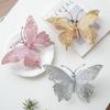 25cm Christmas Artificial Butterfly Sparkling Christmas Hanging Decoration Xmas Tree Decorations