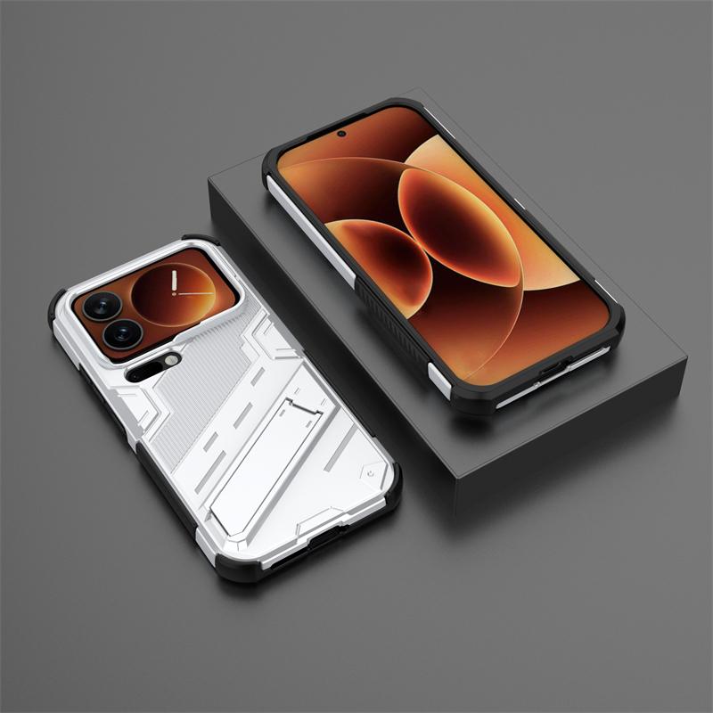 Чехол для телефона Xiaomi 17 Pro, противоударный, бронированный, с подставкой, полный чехол, задняя крышка, чехол для Xiaomi 17 Pro, для Xiaomi 17 Pro Max