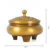 1шт Медная курильница, курильница, ковшовая курильница, трехногая курильница, декоративная курильница