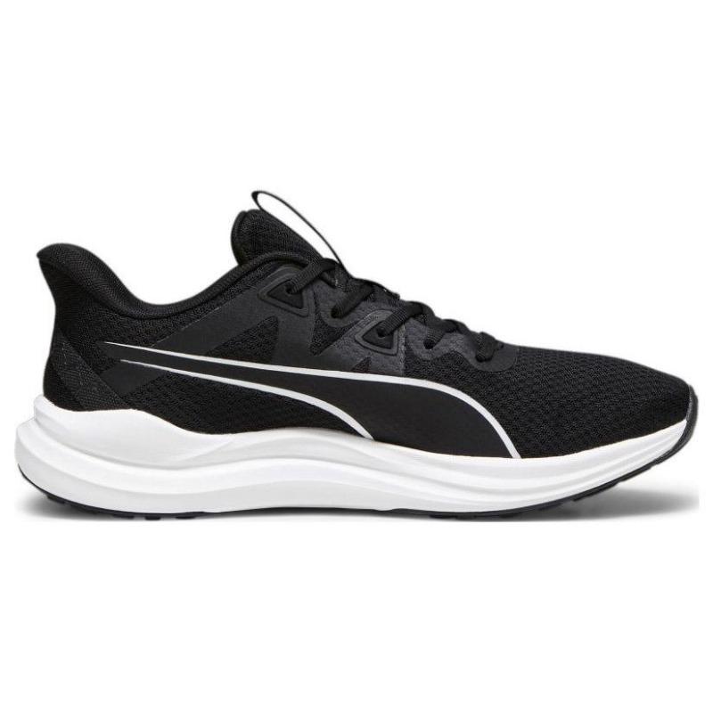 Puma REFLECT LITE Унисекс Низкие Дышащие Амортизирующие Марафонные Беговые Кроссовки Черно-Белые 378768-01