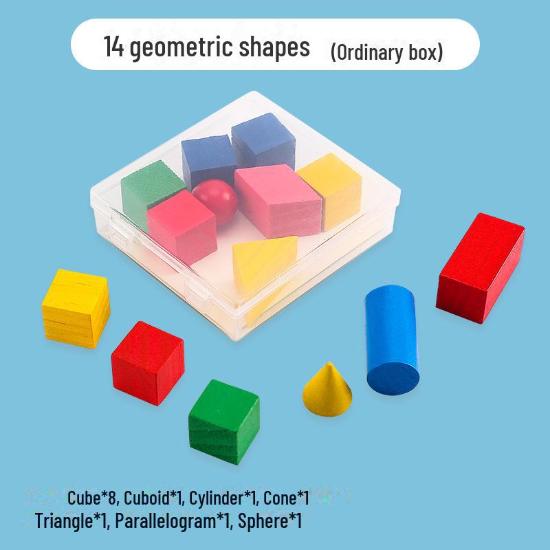 Геометрические строительные блоки и набор головоломок для детей 1 класса
