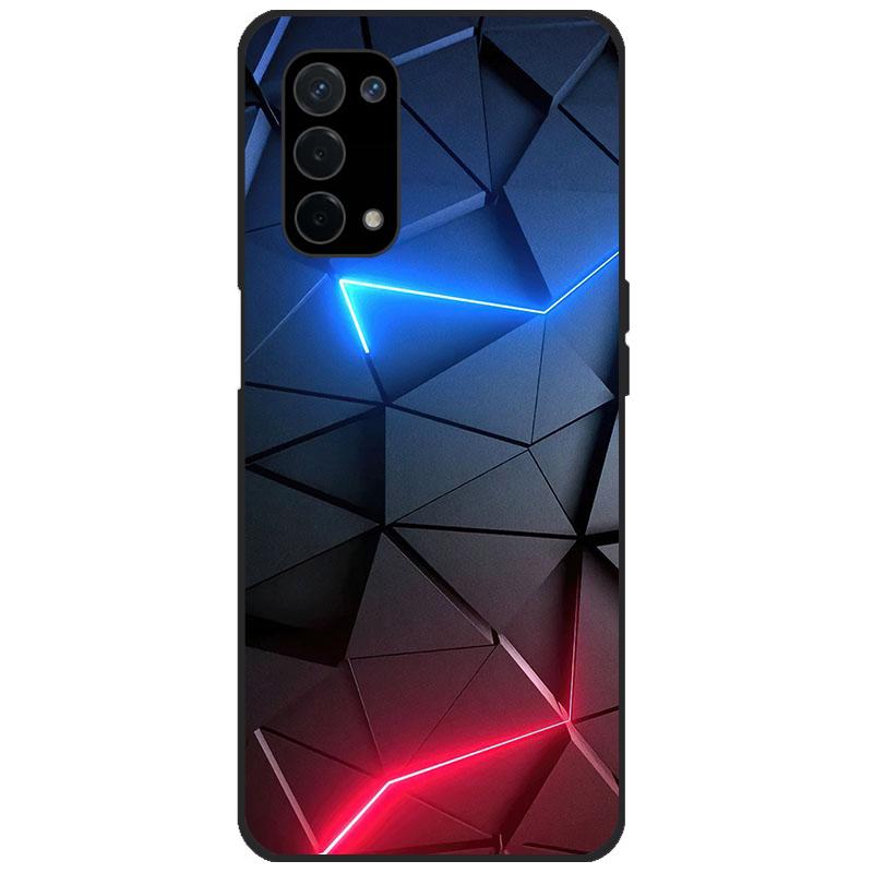 Чехлы для телефона для Oppo A54 A74 A93 A93s 5G Чехол Силиконовый Мягкий ТПУ Защитная задняя крышка для Oppo A74 4G Чехол Милый Кот Сумка Бампер