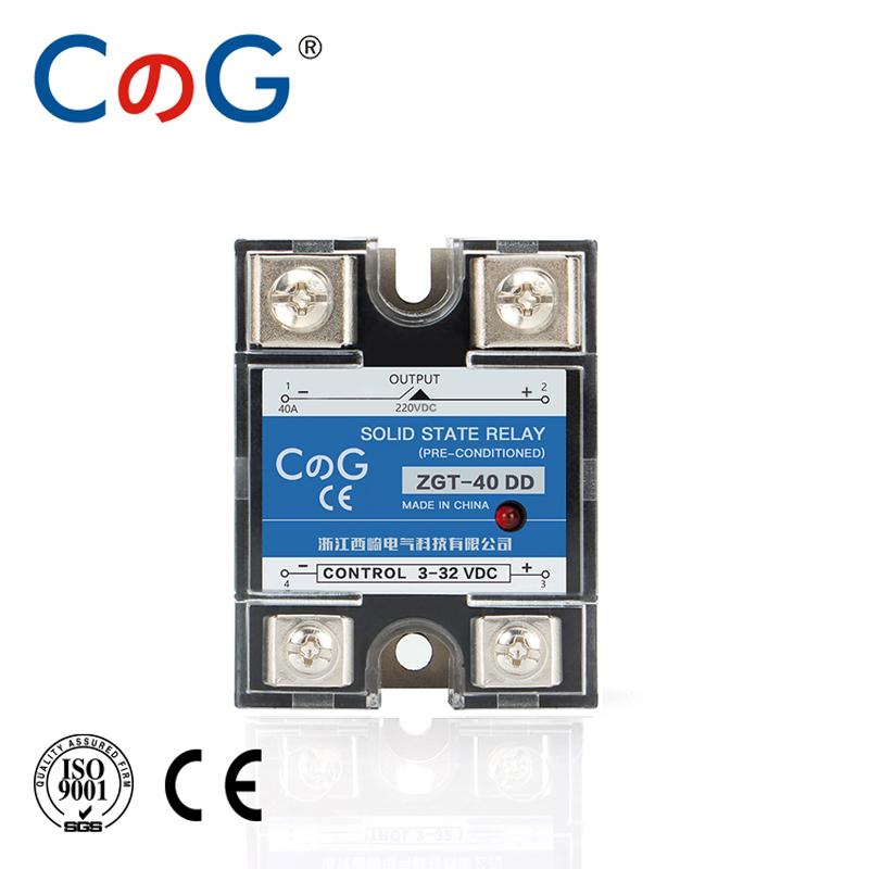 CG SSR-10DD 25DD 40DD 150A 200A Твердотельное реле SSR Однофазное Управление DC Теплоотвод DC 3-32VDC На 220VDC 600V 10A 25A 40A DD Твердотельные реле Реле 5