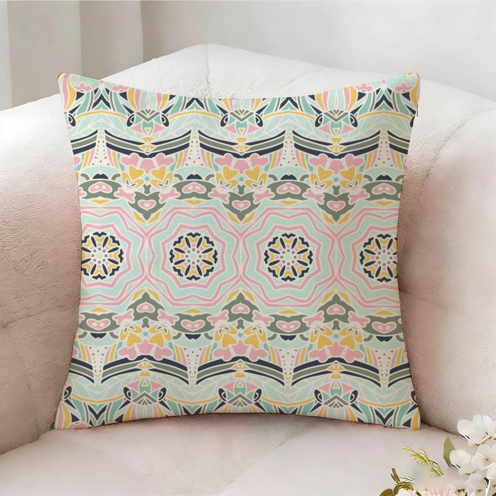 Bohemia Art Pillow Case Pillowcase Doublesided Printed Sofa Cushion Bedroom Headboard Pillow
