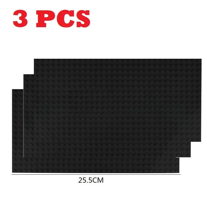 3 шт. Классические базовые пластины, блоки 32x32, 32x16 точек, ABS-пластик, строительные базовые пластины, кирпичи, сборка, город, дорога, друзья, городские игрушки
