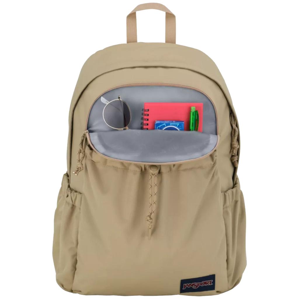JanSport Lounge Pack Backpack, Unisex Beige Backpack