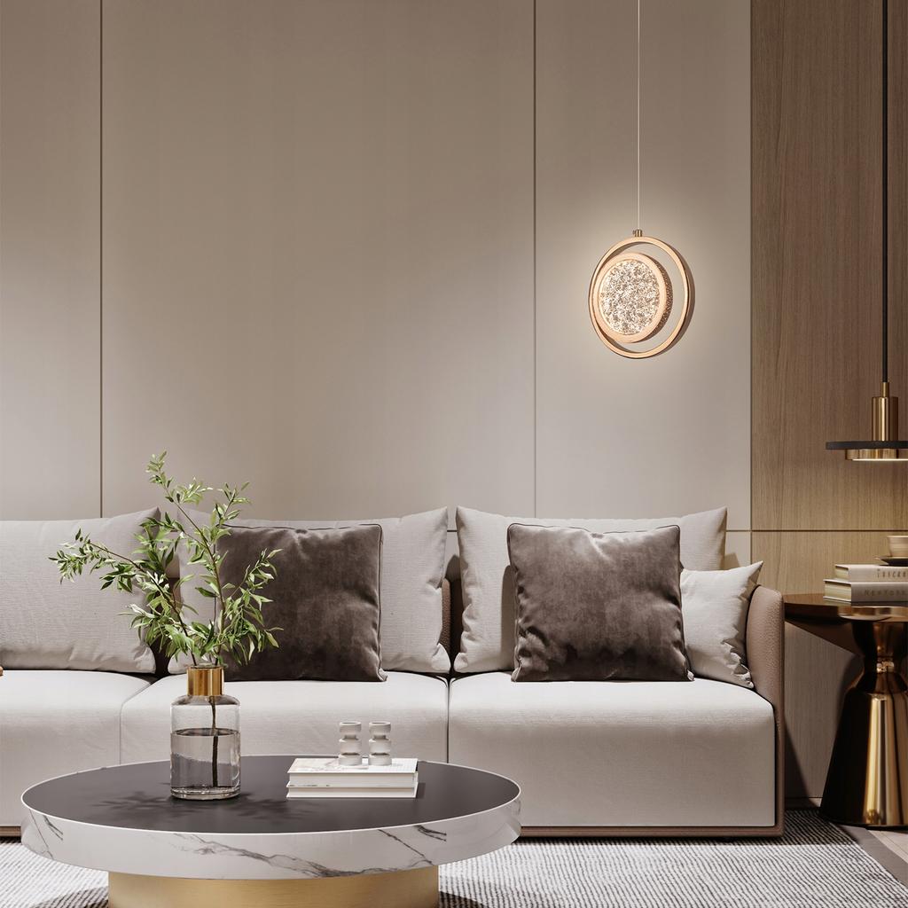LED Pendant Lamp for Living Room Bedroom Gold