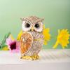 Vivid Owl Statue Cute Desktop Ornament Micro Landscape Bird Miniature Figurine  Home