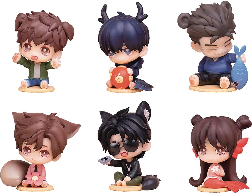 Tomb Robber Chibi Figure Moeju Series Painted Complete Figure Box of 6 MY92353 Non-scale ABS&PVC
