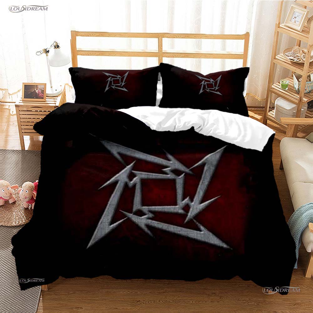 Casal Heavy Metal Band All Season Duvet Cover Comforter Bedding Sets Soft Quilt Cover and Pillowcases Single/Double/Queen/King