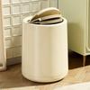 Trash Can with Lid Bin Dustbin Waste Basket Household Wastebasket Garbage for Indoor