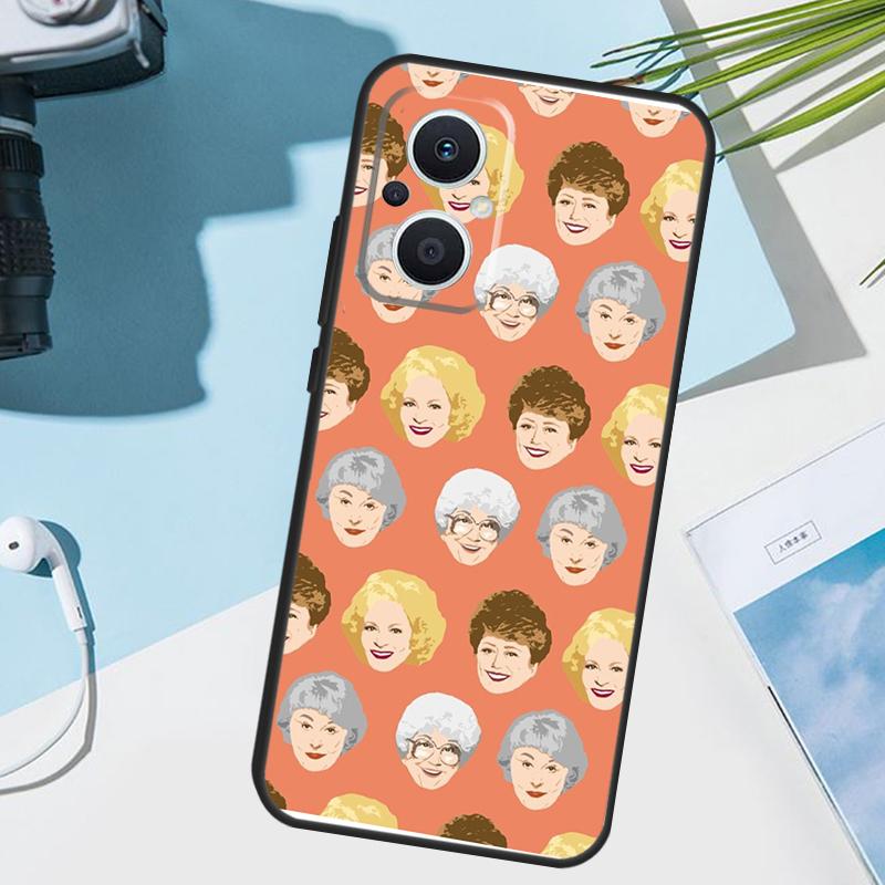 Betty White Golden Cover For OPPO Reno 8T 7 8 Lite 14F 13F 12F 11F 14 13 12 11 10 OPPO Find X8 X6 X5 X9 Pro Case