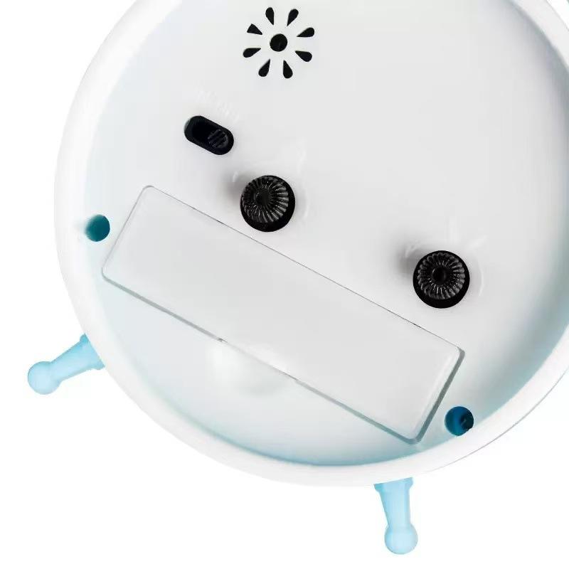 Small alarm clock wake-up artifact children students use boy and girl alarms to wake up the desktop electronic time clock desktop