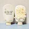 2-in-1 Bath Towel Mud Removal Bathing Cleaning Gloves Creative Bath Flower  Bathroom Spa