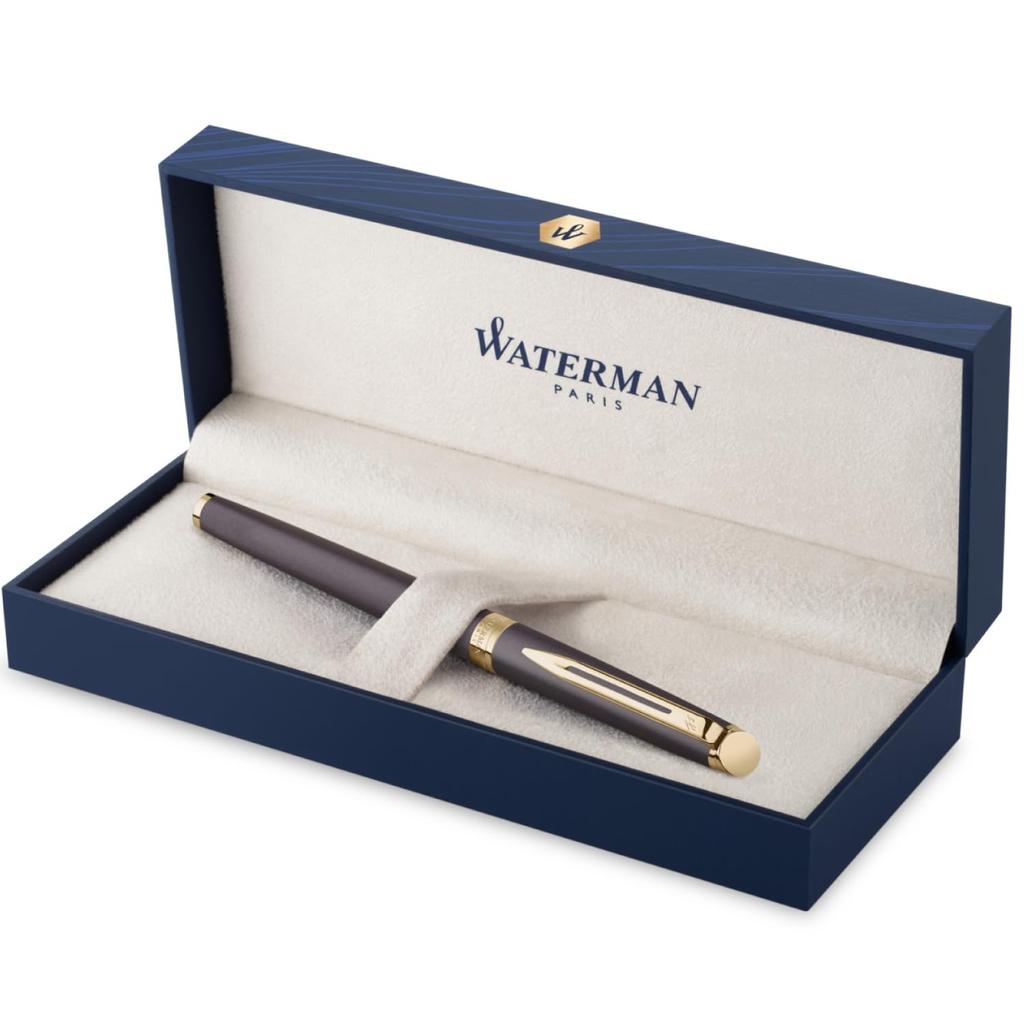 Waterman Metropolitan Essential Лава Черный GT Перьевая Ручка Fine Подарок Премиум Официальный Продукт Номер 2217933 Ручка, Перо, В Коробке, Качество, Импорт,