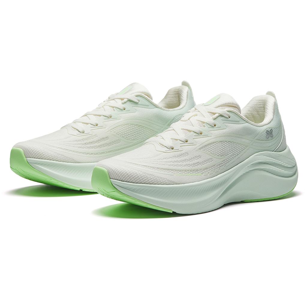 Anta Кроссовки Leaf 6 Fashion Comfortable Rebound Increased Height Lightweight Breathable Low-Top Casual Running Shoes Women sneakers White Green 922515517-5