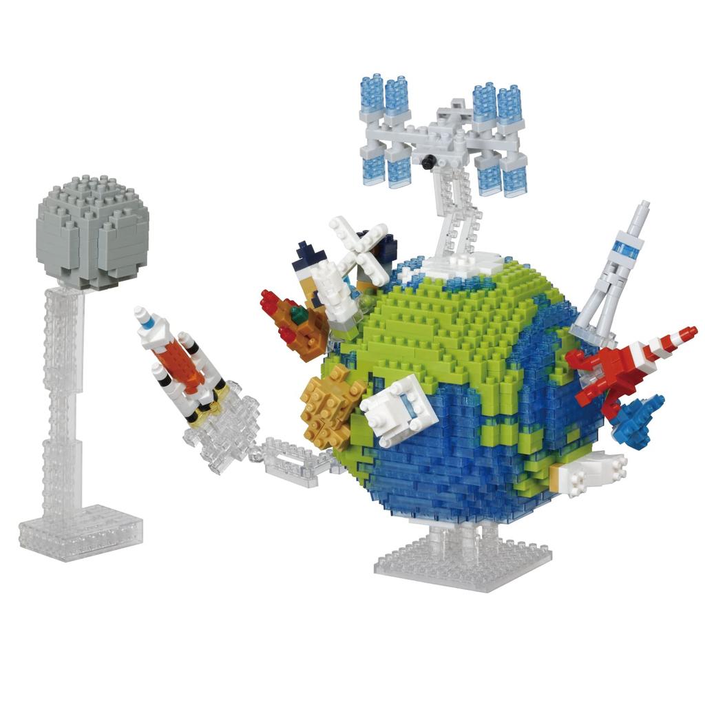Kawada Nanoblock Earth and Moon NBM-041