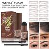MLSMILE Eyebrows, Waterproof, Anti -sweat, Lazy Make Makeup Powder Powder Plove Eyebrow Brush Set Hairline Shadow Powder