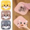Anti Odor Floor Drain Pad Silicone Shower Drain Cover  for Bathroom Hair Collection